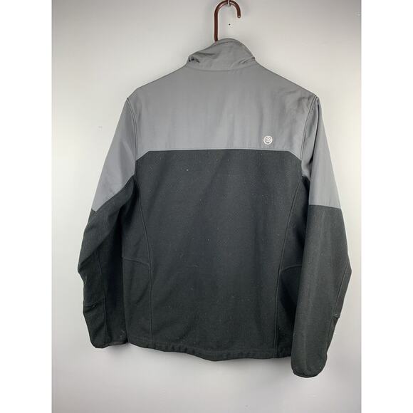 Solaris Jacket Mens size small Soft shell/Fleece black/gray Pockets Full Zip‎ - Picture 2 of 5